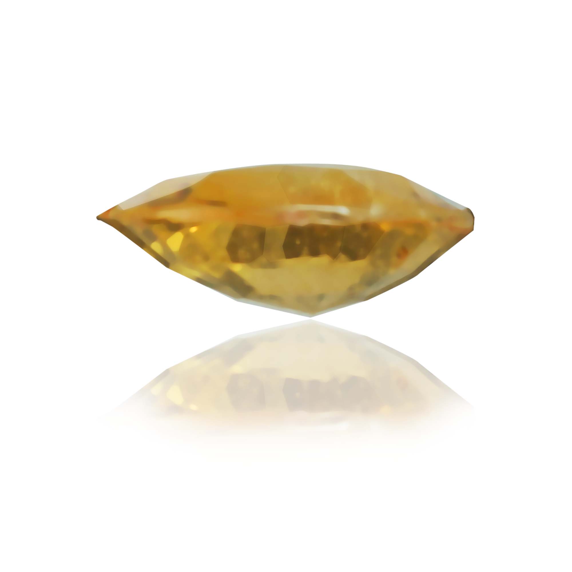 Natural Yellow Sapphire (Pukhraj) 1.65 Ct, Oval, Ceylon – IGTL Certified – front view thumbnail